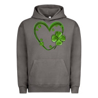 Pigment Tornado st patricks day shamrock heart Urban Hoodie - MaliasSmallBusiness