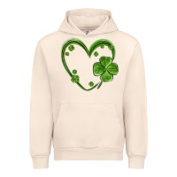 Sandshell st patricks day shamrock heart Urban Hoodie - MaliasSmallBusiness