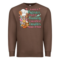 Chestnut a pinch of patience a dash of kindness a spoonful Premium Sweatshirt - JahusDesignShop