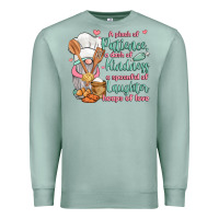 Seafoam a pinch of patience a dash of kindness a spoonful Premium Sweatshirt - JahusDesignShop