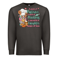 Smoke a pinch of patience a dash of kindness a spoonful Premium Sweatshirt - JahusDesignShop