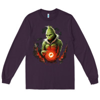 Plum Grinch Long Sleeve Tee - Unal Design