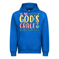 Cobalt all of god's grace in one tiny face Urban Hoodie - MaliasSmallBusiness
