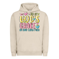 Pigment French Oak all of god's grace in one tiny face Urban Hoodie - MaliasSmallBusiness