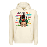 Sandshell Teacher messy bun caucasian Premium Hoodie - NancyCooperArtShop