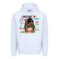 White Teacher messy bun caucasian Premium Hoodie - NancyCooperArtShop