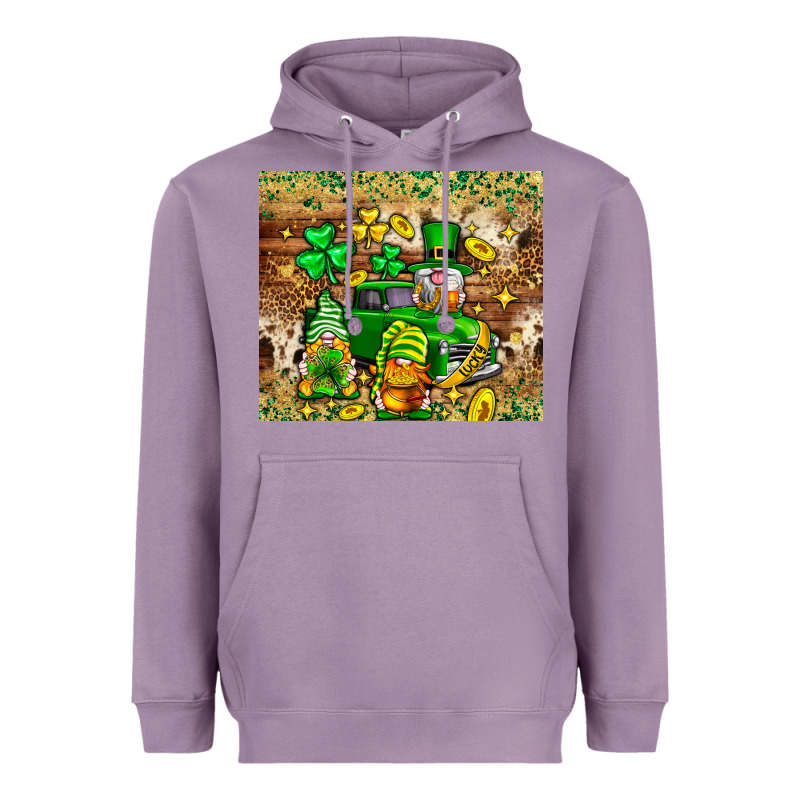 St. Patrick's Day Gnomies Truck Tumbler Heavyweight Hoodie by Neo Western | Teevron