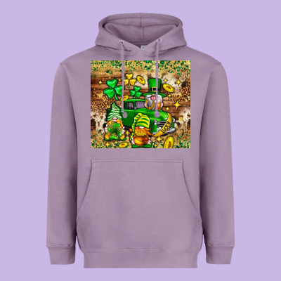 St. Patrick's Day Gnomies Truck Tumbler Heavyweight Hoodie Designed By Neo Western