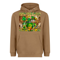 Toasted Coconut St. Patrick's Day gnomies truck tumbler Heavyweight Hoodie - Neo Western
