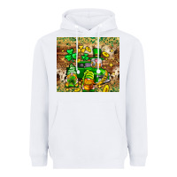 White St. Patrick's Day gnomies truck tumbler Heavyweight Hoodie - Neo Western