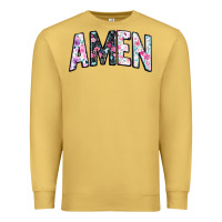Antique Gold amen Premium Sweatshirt - JahusDesignShop