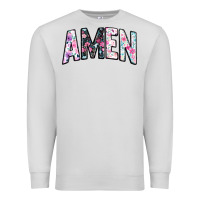 Dove Grey amen Premium Sweatshirt - JahusDesignShop