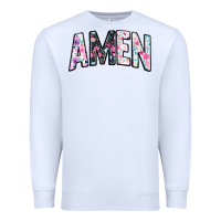 White amen Premium Sweatshirt - JahusDesignShop