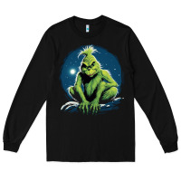 Black Grinch Long Sleeve Tee - Unal Design