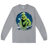 Heather Grey Grinch Long Sleeve Tee - Unal Design