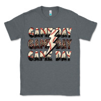 Charcoal Heather game day game day baseball lightning bolt Classic Tee - Zillion Design Studio