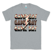 Heather Grey game day game day baseball lightning bolt Classic Tee - Zillion Design Studio