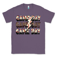 Lavender game day game day baseball lightning bolt Classic Tee - Zillion Design Studio