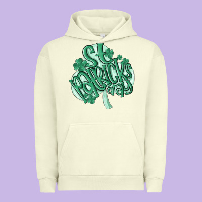 St Patrick's Day Urban Hoodie Designed By Maliassmallbusiness