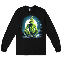 Black Grinch Long Sleeve Tee - Unal Design