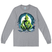 Heather Grey Grinch Long Sleeve Tee - Unal Design