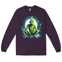 Plum Grinch Long Sleeve Tee - Unal Design