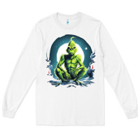 White Grinch Long Sleeve Tee - Unal Design