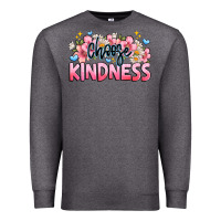 Charcoal Heather Choose kindness Premium Sweatshirt - JahusDesignShop