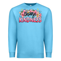 Ocean Blue Choose kindness Premium Sweatshirt - JahusDesignShop
