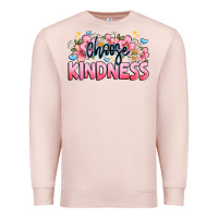 Pale Pink Choose kindness Premium Sweatshirt - JahusDesignShop