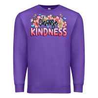 Purple Choose kindness Premium Sweatshirt - JahusDesignShop