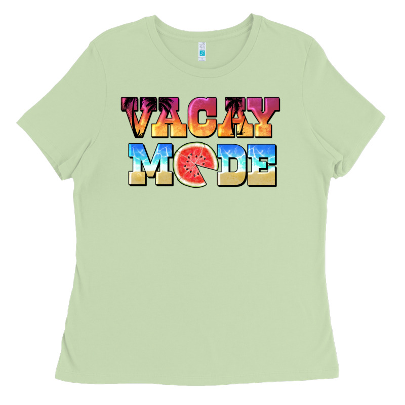 Vacay Mode Watermelon Ladies Tee by BarkalooDesign | Teevron