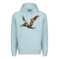 Blue Mist Pteranodon Premium Hoodie - LillyAllenDesigns