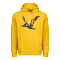 Lemon Pteranodon Premium Hoodie - LillyAllenDesigns
