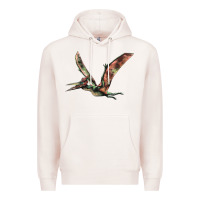 Pale Pink Pteranodon Premium Hoodie - LillyAllenDesigns