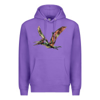 Purple Pteranodon Premium Hoodie - LillyAllenDesigns