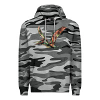 Slate Camo Pteranodon Premium Hoodie - LillyAllenDesigns