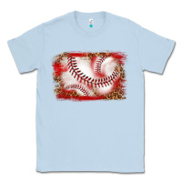Dusty Blue baseball background Classic Tee - texasbilliewilder