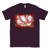 Plum baseball background Classic Tee - texasbilliewilder