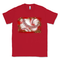 Red baseball background Classic Tee - texasbilliewilder