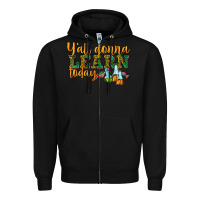 Black yall gonna learn today Zipper Hoodie - texasbilliewilder