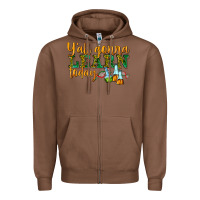 Chestnut yall gonna learn today Zipper Hoodie - texasbilliewilder