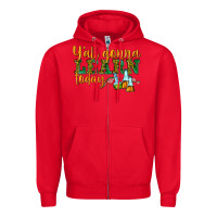Red yall gonna learn today Zipper Hoodie - texasbilliewilder