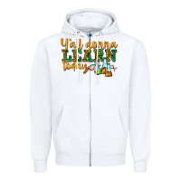 White yall gonna learn today Zipper Hoodie - texasbilliewilder