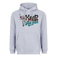 Heather Grey hair hustler2 Heavyweight Hoodie - SublimationCraftShop