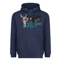 Navy hair hustler2 Heavyweight Hoodie - SublimationCraftShop