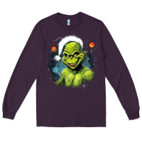 Plum Grinch Long Sleeve Tee - Unal Design