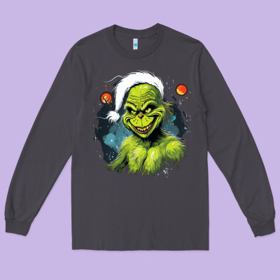 Long Sleeve Tee Grinch