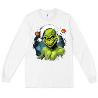 White Grinch Long Sleeve Tee - Unal Design