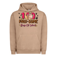 Pigment Burro 100 paw some days of school Urban Hoodie - MaliasSmallBusiness